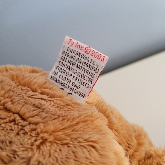 Ty Classic Plush Porridge The Bear 2003 Collection Rare Beanie Baby - Picture 6 of 10